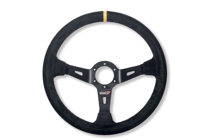 Руль, замша, диаметр 350 mm, вылет 65 mm, Atech Racing ATVO0103