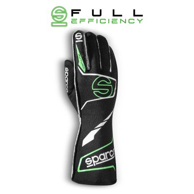 Перчатки для автоспорта SPARCO FUTURA FIA, черный/зеленый, размер 11, 00136511NRVF