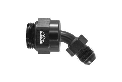 Адаптер П AN06 - П M22 x 1,5 mm, 45°, алюминий , BLACKROCK LAB, AN06-045-M22BK