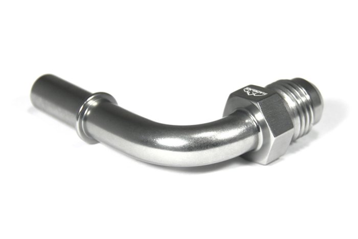 Фитинг AN-06 - 5/16" (8mm) быстросъём, 90° папа, BLACKROCK LAB L06-516-M090