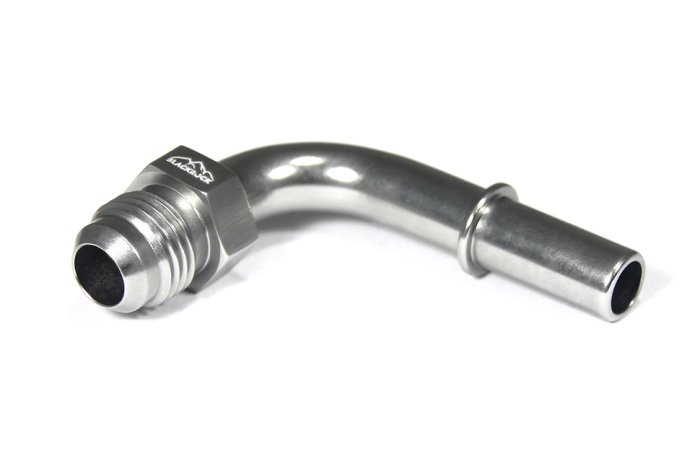 Фитинг AN-06 - 5/16" (8mm) быстросъём, 90° папа, BLACKROCK LAB L06-516-M090