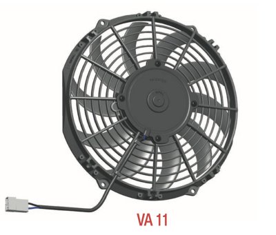 Вентилятор толкающий (перед радиатором) 10&quot; (255mm) 1430 м3/ч SPAL VA11-AP7/C-57S