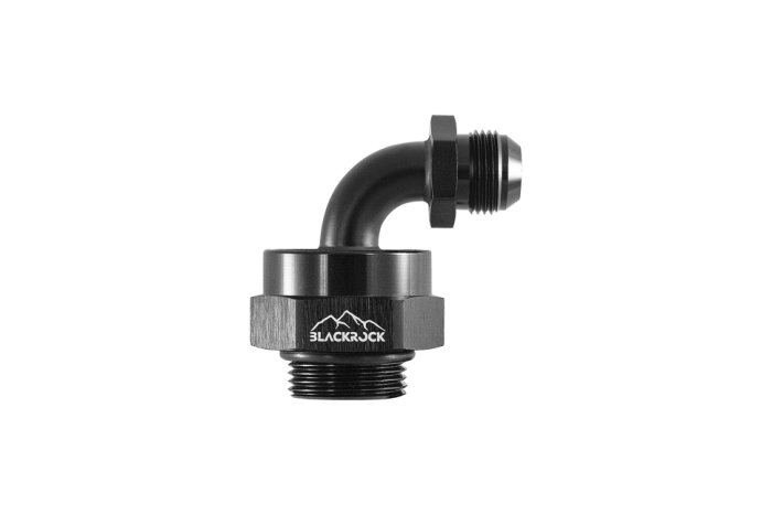 Адаптер П AN06 - П M22 x 1,5 mm, 90°, алюминий , BLACKROCK LAB, AN06-090-M22BK