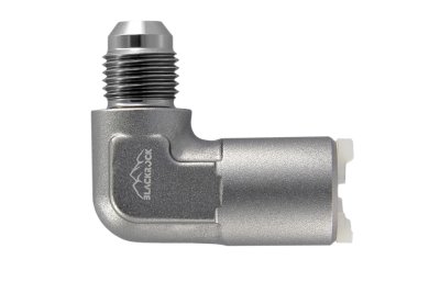 Фитинг AN-06 - 5/16&quot; (8mm) быстросъём, 90° мама, BLACKROCK LAB L06-516-F090