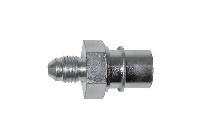 Адаптер П AN04 - М M10x1, обратный конус, Goodridge FM10100-04 сталь