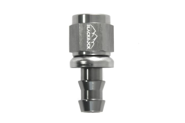 - 6 AN (6AN AN6) фитинг прямой, PUSH FIT серия BLACKROCK LAB P06-001-7Ti