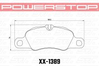 Колодки тормозные 26-1389 PowerStop Z26 передние Porsche 911 (991), Cayman