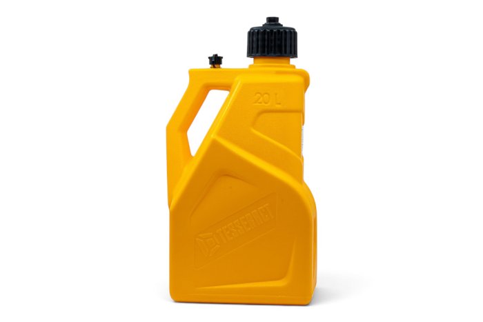 Канистра с заправочным шлангом 20L Tesseract 02003704, желтый