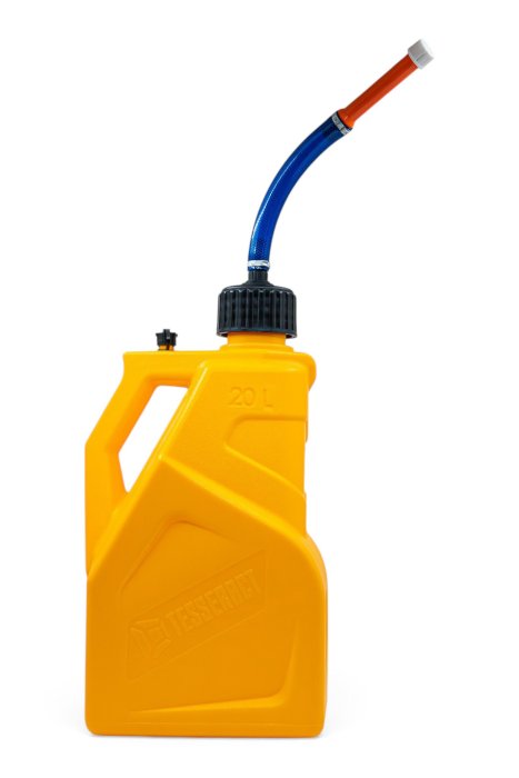 Канистра с заправочным шлангом 20L Tesseract 02003704, желтый