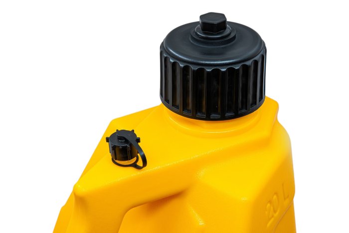 Канистра с заправочным шлангом 20L Tesseract 02003704, желтый