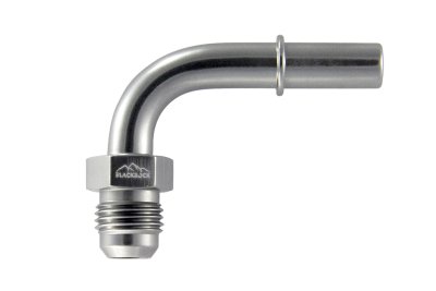 Фитинг AN-06 - 3/8&quot; (9,5mm) быстросъём, 90° папа, BLACKROCK LAB L06-380-M090