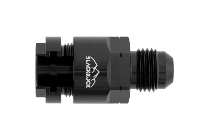 Фитинг AN-06 - 3/8" (9,5mm) быстросъём, прямой мама, BLACKROCK LAB L06-380-F201BK