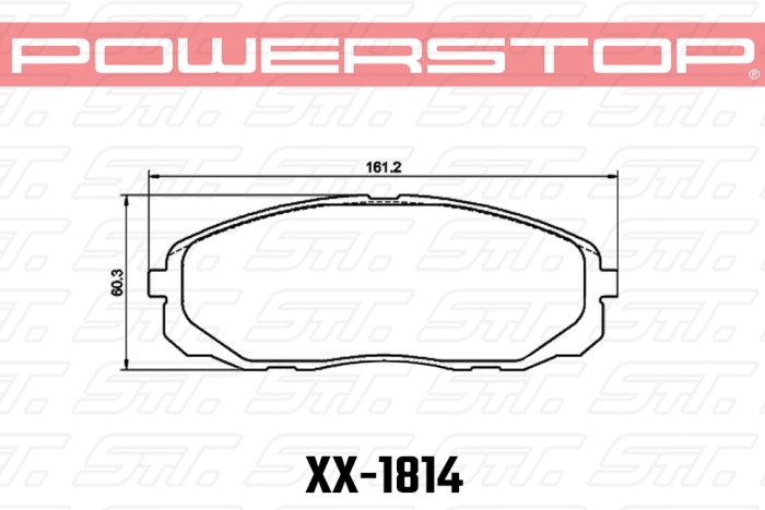 Колодки тормозные 36-1814 PowerStop Z36 передние KIA CARNIVAL