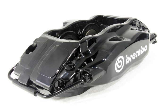 Комплект суппортов 2 шт. ЧЕРНЫЕ, Brembo 4 поршня: 40mm - 44mm