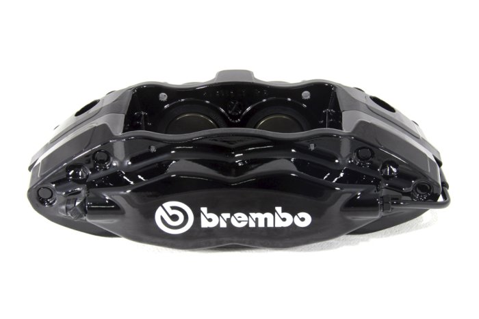 Комплект суппортов 2 шт. ЧЕРНЫЕ, Brembo 4 поршня: 40mm - 44mm
