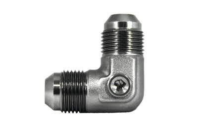 Адаптер П AN08 - П AN08, порт под датчик NPT1/8&quot;, 90°, алюминий , BLACKROCK LAB, AN821-08NPT18Ti