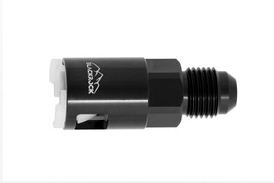 Фитинг AN-06 - 5/16&quot; (8mm) быстросъём, прямой мама, BLACKROCK LAB L06-516-F001BK