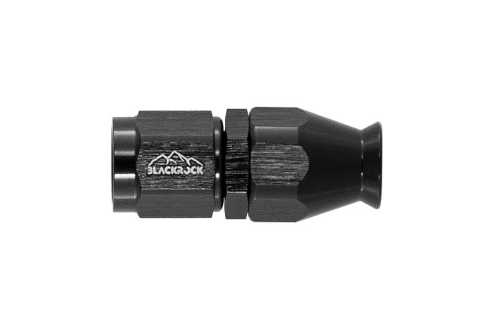 - 4 AN (4AN AN4) фитинг прямой 60 серия BLACKROCK LAB T04-001-6BK алюминий (600 серия)