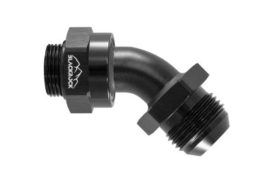 Адаптер П AN10 - П M22 x 1,5 mm, 45°, алюминий , BLACKROCK LAB, AN10-045-M22BK