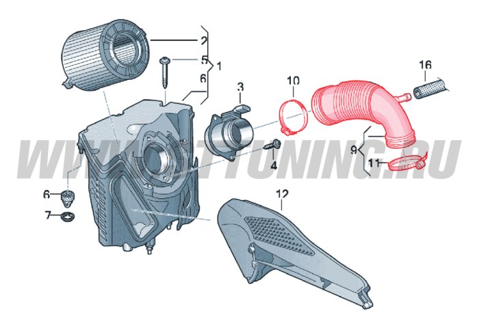 Пайпинг кит BLACKROCK LAB AU-PK-0409 S4 (B9); S5 (F5)  3.0T 2016->