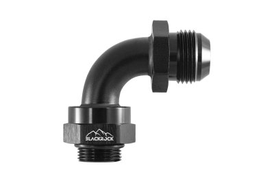 Адаптер П AN10 - П M22 x 1,5 mm, 90°, алюминий , BLACKROCK LAB, AN10-090-M22BK