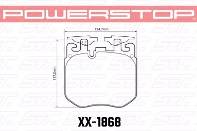 Колодки тормозные 36-1868 PowerStop Z36 передние BMW X5 G05; 3 G20, 5 G30, M Performance