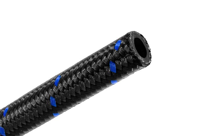 Армированный шланг AN-06/D-06, A80 серия Nylon, BlackRock Lab A806BL (синий маркер)