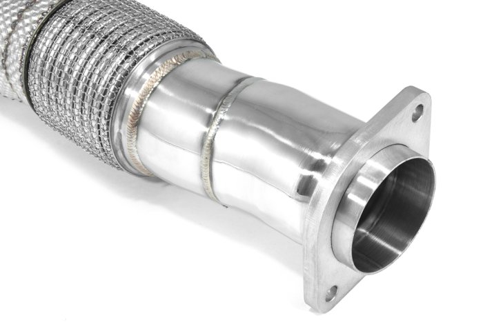 Приемная труба (даунпайп) термоэкран HEATSHIELD BMW-DP-3458 BlackRock Lab BMW S58; M3 G80; M4 G82