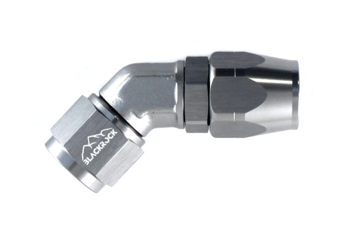 - 10 AN (10AN AN10) фитинг 45°, кованый, BLACKROCK LAB A10-045-6Ti
