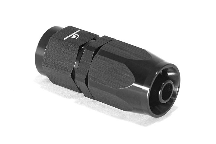 - 6 AN (6AN AN6) фитинг прямой, черный Goodridge 1136-0106BK