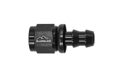 - 6 AN (6AN AN6) фитинг прямой, PUSH FIT серия BLACKROCK LAB P06-001-7BK