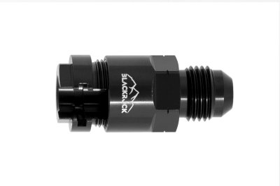 Фитинг AN-06 - 5/16&quot; (8mm) быстросъём, прямой мама, BLACKROCK LAB L06-516-F201BK