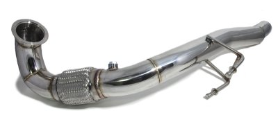 Приемная труба (даунпайп) VW-DP-0222 BlackRock Lab VAG 1.8, 2.0 TSI MQB передний привод 