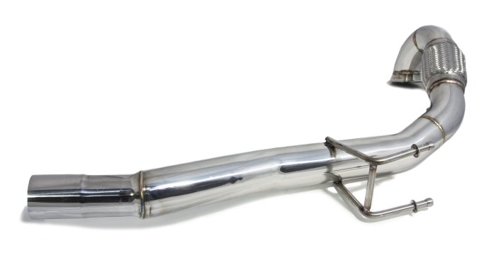 Приемная труба (даунпайп) VW-DP-0222 BlackRock Lab VAG 1.8, 2.0 TSI MQB передний привод 