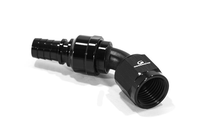 - 6 AN (6AN AN6) фитинг 45°, под опрессовку G-Flex Goodridge 7746-06