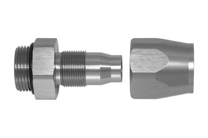 - 10 AN (10AN AN10) фитинг прямой ПАПА M22 x 1,5 mm, BLACKROCK LAB, A10-001-M22Ti