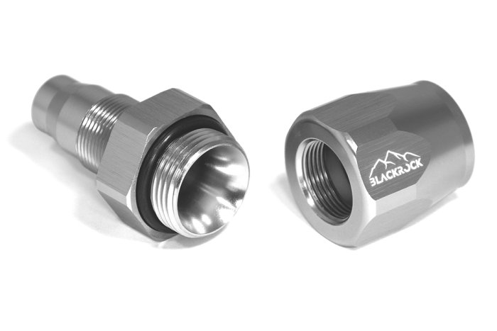 - 10 AN (10AN AN10) фитинг прямой ПАПА M22 x 1,5 mm, BLACKROCK LAB, A10-001-M22Ti