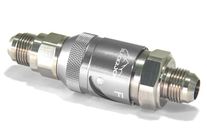 Быстросъёмный разъём П AN10 - П AN10, корпус AN-12, титан, BLACKROCK LAB, QDC-10T
