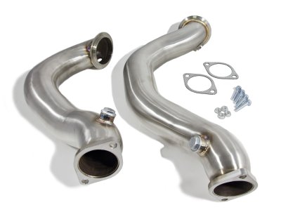 Приемная труба (даунпайп) BMW-DP-0241 BlackRock Lab BMW N54; 335i E90; E82 135i