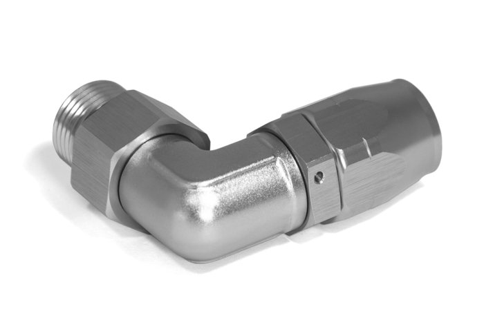 - 10 AN (10AN AN10) фитинг 90°, П ORB AN10, кованый, BLACKROCK LAB A10-090-ORB10Ti