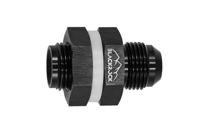 Адаптер П AN06 проходной для топливного бака, алюминий, BLACKROCK LAB, AN931-06BK