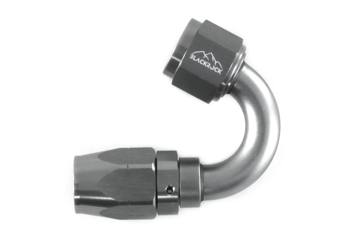 - 8 AN (8AN AN8) фитинг 150°, 20 серия Cutter Style, BLACKROCK LAB A08-150-2Ti