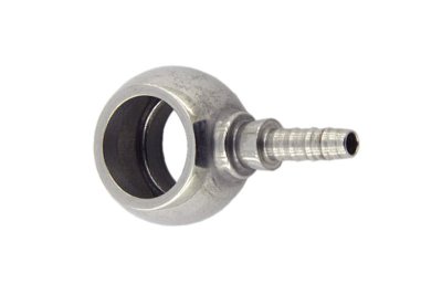 Фитинг banjo d12 mm, нерж. короткий D-03 сталь, под опрессовку S5091-03-M12C, Goodridge