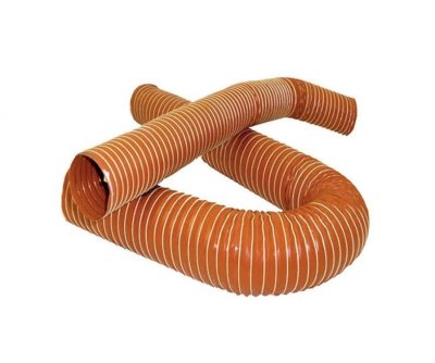 Воздуховод силиконовый, диаметр 63mm, до +315°С, цена за 1м, SFS Performance SFD-63-1-5