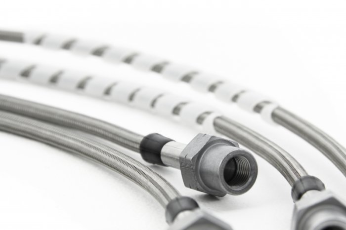 Армированные тормозные шланги Goodridge TBW1161-4P (4 шт.) BMW M3 F80; M4 F82, M2 F87  2013-2020