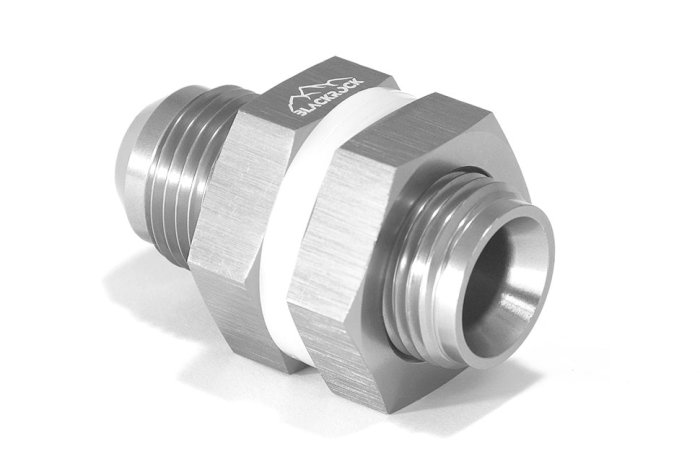 Адаптер П AN10 проходной для топливного бака, алюминий, BLACKROCK LAB, AN931-10