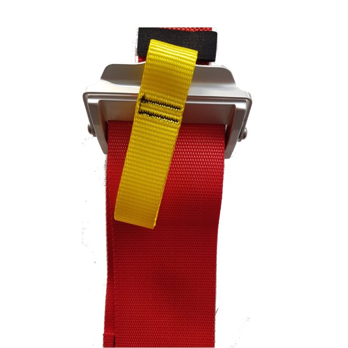 Ремень безопасности Toorace 6 точек, 3-3/2", алюминиевый замок FIA 8853-2016, красный, TR151HARE