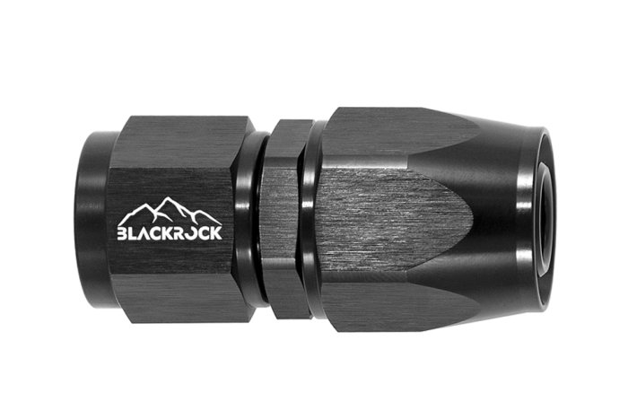 - 10 AN (10AN AN10) фитинг прямой K90 серия, BLACKROCK LAB ЧЁРНЫЙ, K10-001-9BK