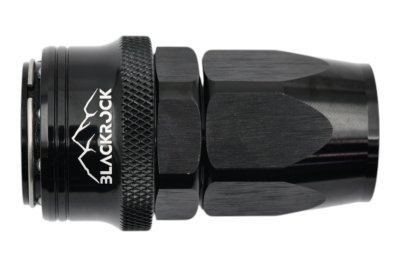 - 6 AN (6AN AN6) фитинг прямой, быстросъём М - шланг, Easy-Release, BLACKROCK LAB, FA06-001-F