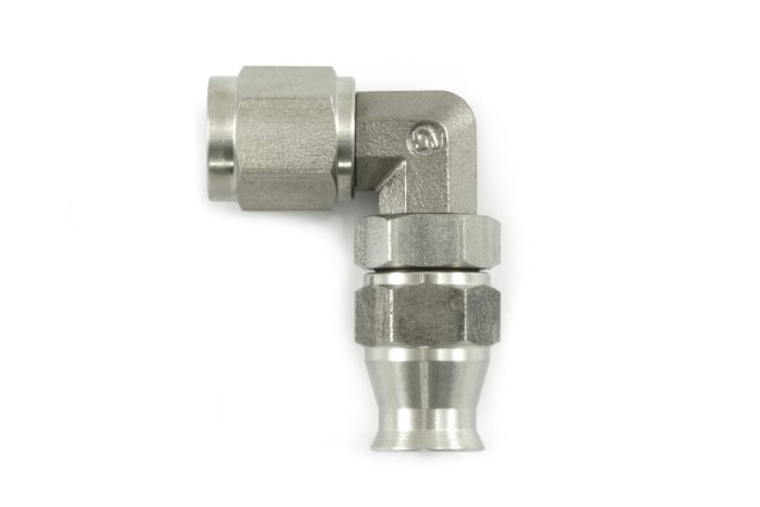- 4 AN (4AN AN4) фитинг 90° D-04 600 серия Goodridge 6690-04С нерж сталь кованый